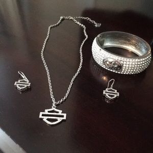 Necklace, Earrings and Bracelet